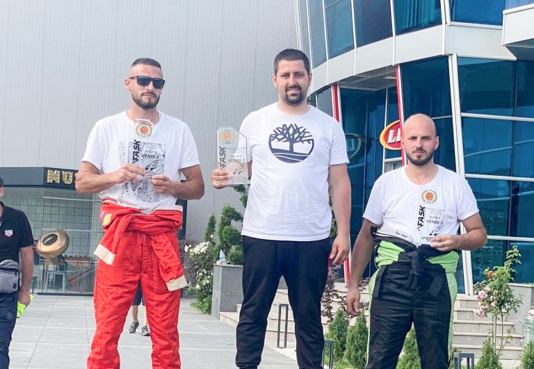 Fitues i garës së auto-sllallomit në Prizren, Valon Jaha