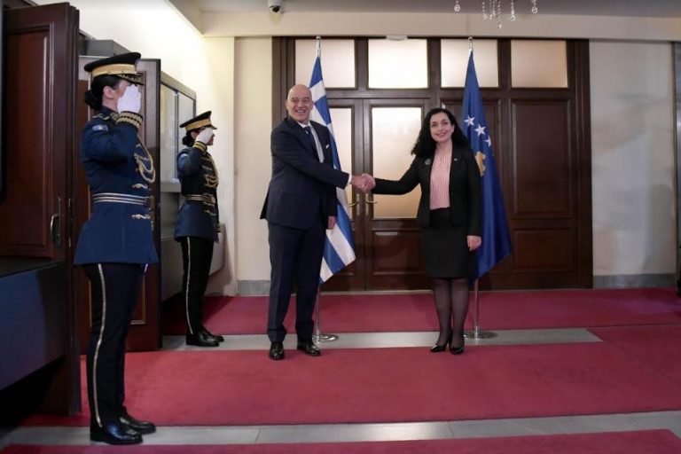 Osmani kërkon nga Dendias mbështetjen e Greqisë për anëtarësim në KiE dhe NATO