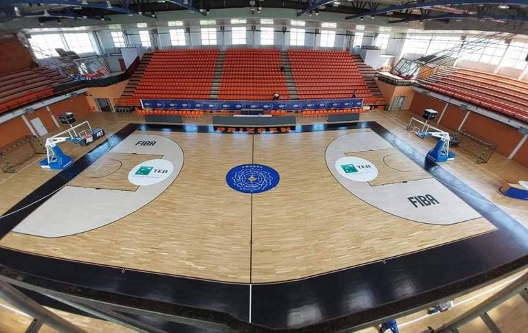 Qendra Sportive “Sezair Surroi” bëhet gati për ditën e nesërme për kampionatin Evropian në basketboll ” “FIBA 2022”