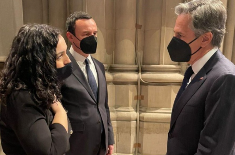 Osmani dhe Kurti sot takohen me sekretarin Blinken