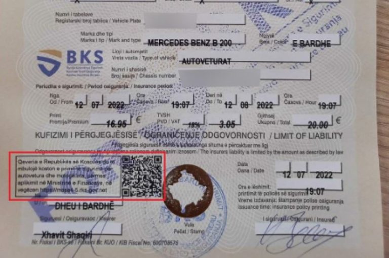 BKS-ja lehtëson qasjen në rimbursim, vendos QR Code në policën e sigurimit