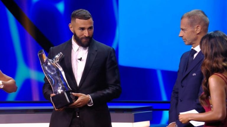 Karim Benzema, lojtari më i mirë i vitit nga UEFA
