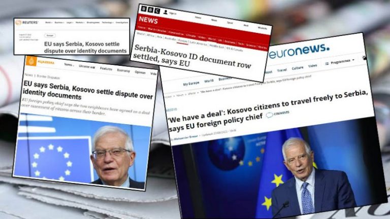 Mediet e huaja raportojnë për marrëveshjen Kosovë- Serbi për çështjen e letërnjoftimeve