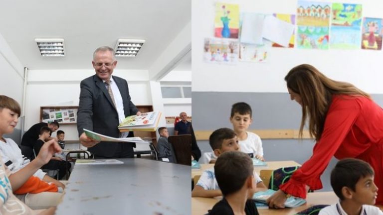 Shpërndahen tekstet mësimore në gjuhën shqipe për nxënësit e shkollave fillore në Luginën e Preshevës