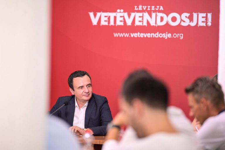 Të dielën Vetëvendosje zgjedh kryetarin e saj