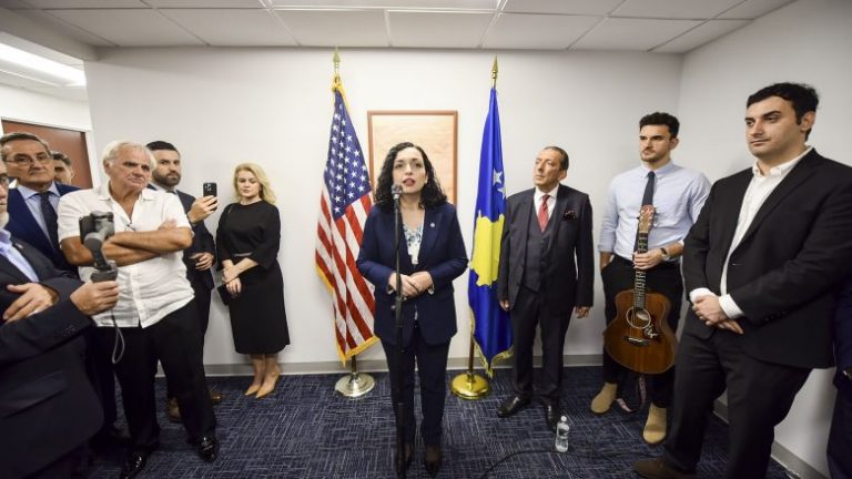 Osmani në New York: Me mbështetjen e mërgatës sonë, Kosova do të jetë më e konsoliduar në aspektin ndërkombëtar