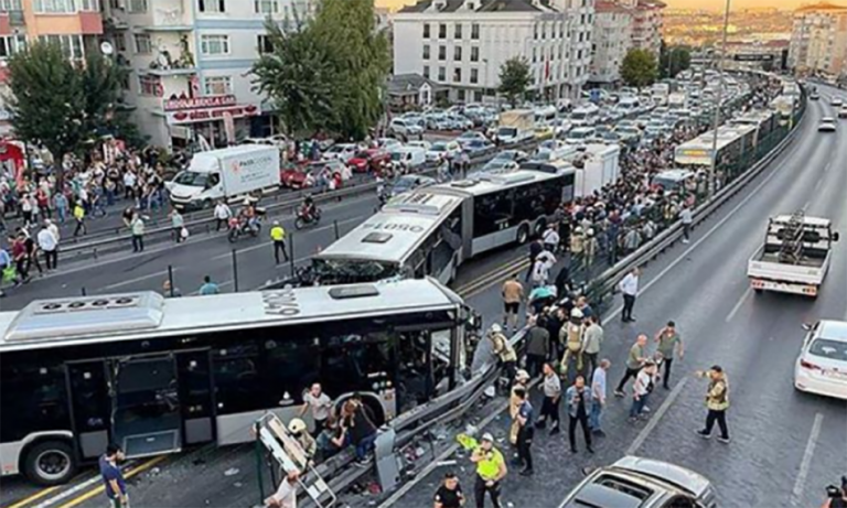 Aksident në Stamboll, përplasen katër autobusë, rreth 100 të lënduar