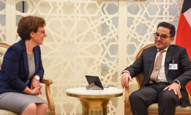 Donika Gërvalla takohet me homologun nga Kuvajti, biseduan për marrëdhëniet bilaterale