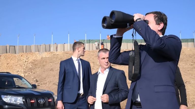 Baza e re e Policisë së Kosovës në Zubin Potok, foto nga vizita e Kurtit dhe Sveçlës