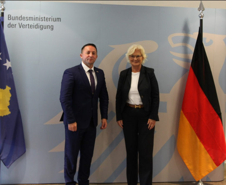 Mehaj e takon homologen gjermane, e falënderon për ndihmën ndaj FSK-së