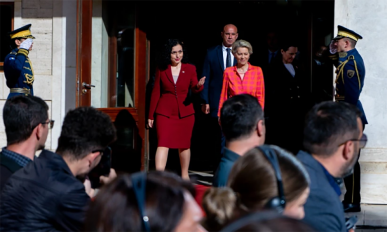 Presidentja e KE-së nesër në Kosovë, do të takohet me Kurtin e Osmanin