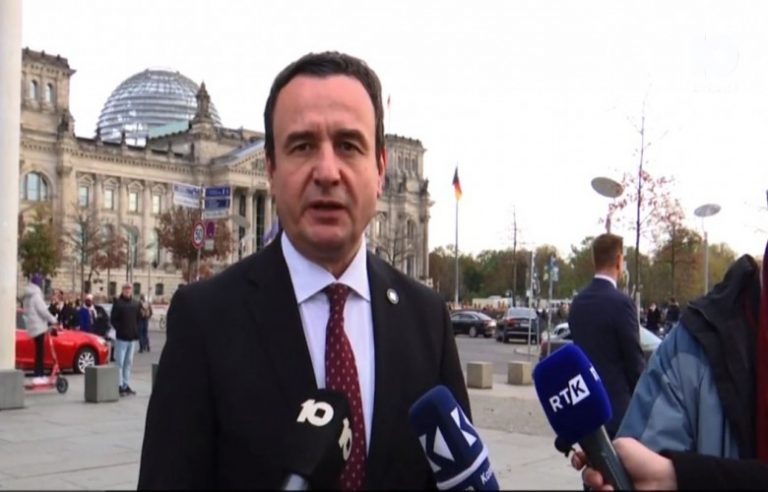 Kurti nga Berlini: Nuk do të ketë komuna serbe ne Kosovë