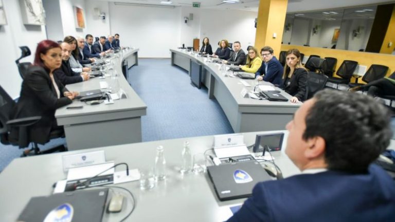 Zhvillimet në veri, Kurti e mbledh kabinetin qeveritar