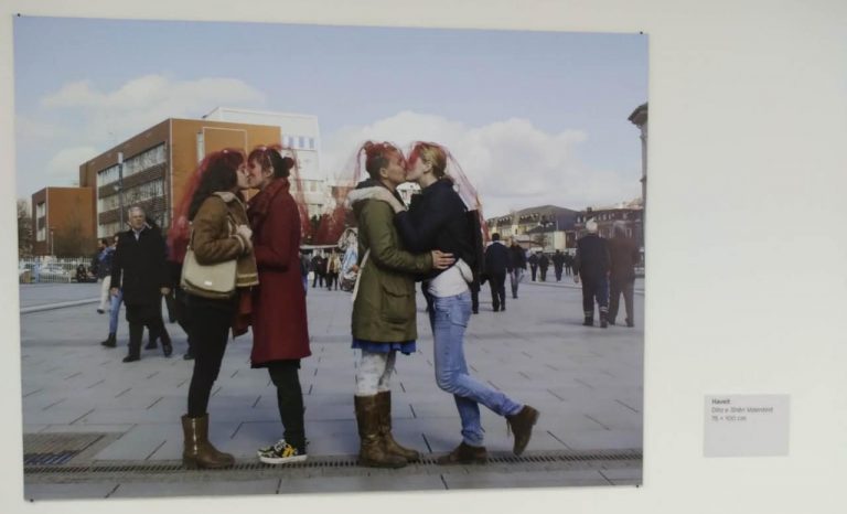 Deputeti i VV-së kundër fotos me dy çifte që puthen, të cilën shteti e bleu për 10 mijë euro