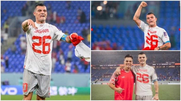 ‘Blick’ u tregon zviceranëve kush është Adem Jashari pas momentit të Xhakës me fanellën e bashkëlojtarit të tij