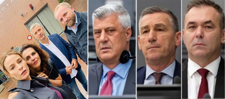 Vlora Çitaku viziton Thaçin, Veselin e Selimin në Hagë