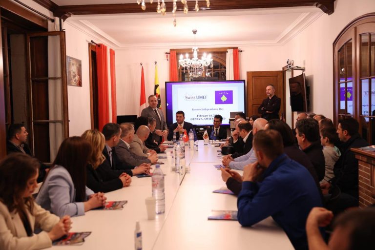 Krasniqi takon mërgatën në Gjenevë: Ju keni dhënë gjithçka për Kosovën