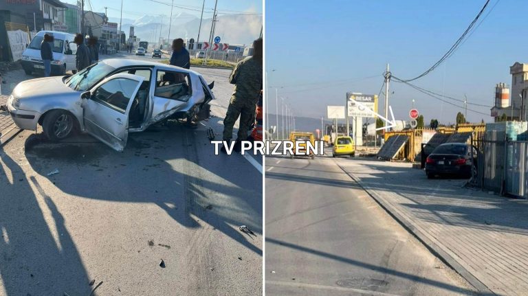 Aksident i rëndë tek rrethi i fshatit Atmaxhë