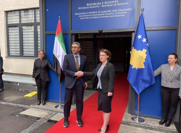 Gërvalla takohet me ministrin e Emirateve të Bashkuara Arabe