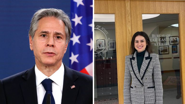 Sekretari Blinken takon Merdiana Lecin, zyrtaren ndërlidhëse të Kosovës në DASH