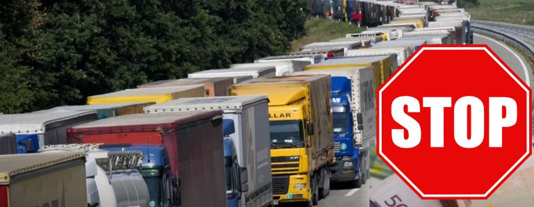 QKM: Nga nesër në ora 12:00 ndërpritet qarkullimi i kamionëve në të gjitha pikat kufitare me Serbinë