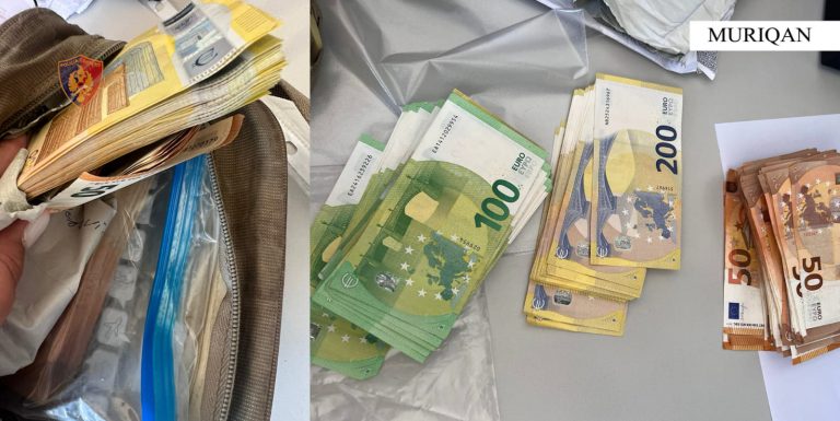 Ndalohen në kufi me Shqipërinë babë e bir nga Kosova, nuk i deklaruan mbi 28 mijë euro