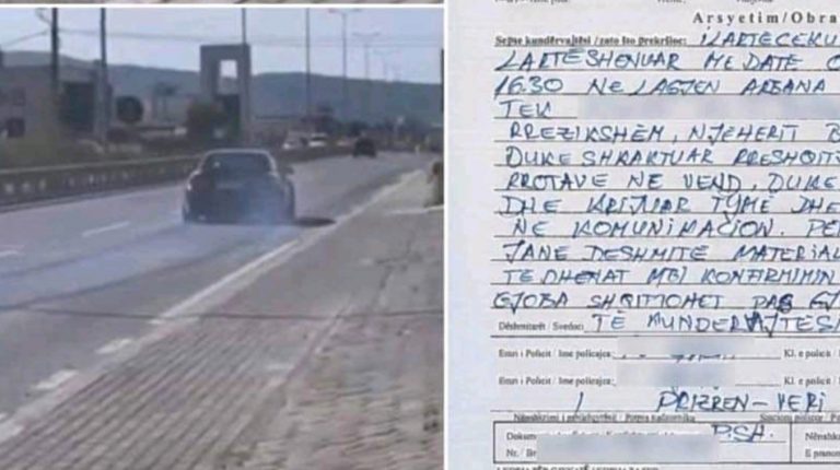 Identifikohet personi për shkaktim të rrezikut në trafik