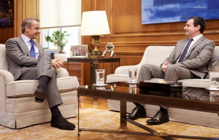 Takimi Kurti -Mitsotakis, temë forcimi i marrëdhënieve ekonomike e politike