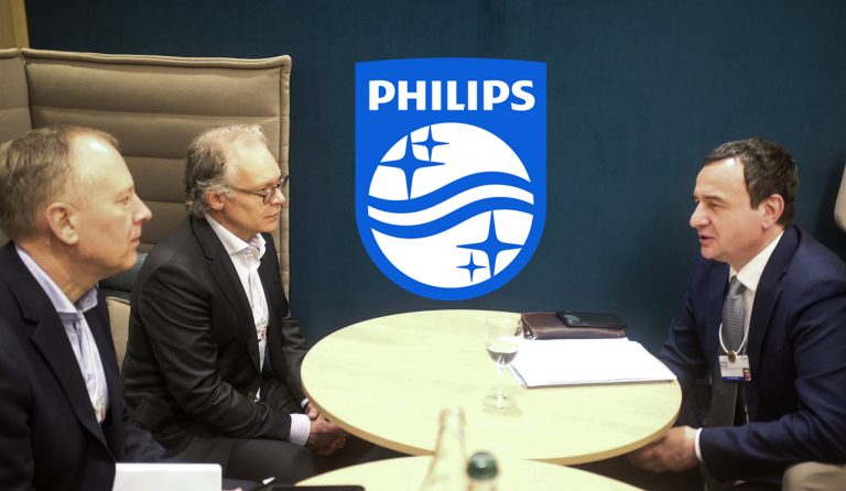 Kryeministri Kurti takoi përfaqësues të lartë të kompanisë “Philips”