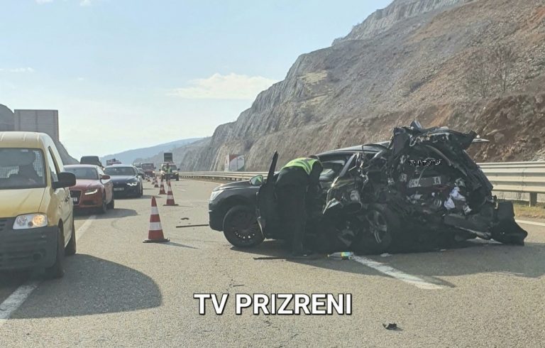 Aksident i rëndë në autostradën “Ibrahim Rugova” në afërsi të Malishevës