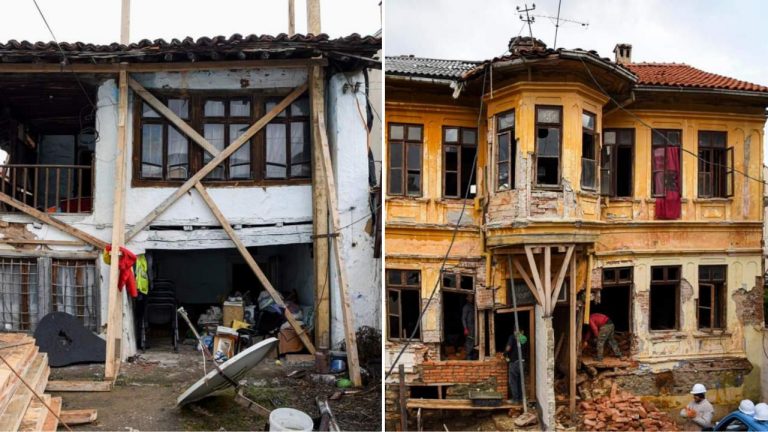 Fillon restaurimi i shtëpisë së familjes Gashi dhe familjes Koçbashliu