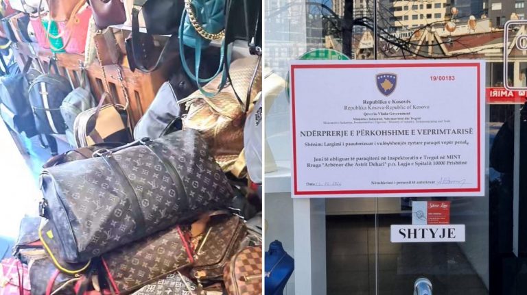 Inspektorati Qendror i Mbikëqyrjes së Tregut i MINT konfiskon mallra të falsifikuara në Prizren, Prishtinë dhe Gjakovë
