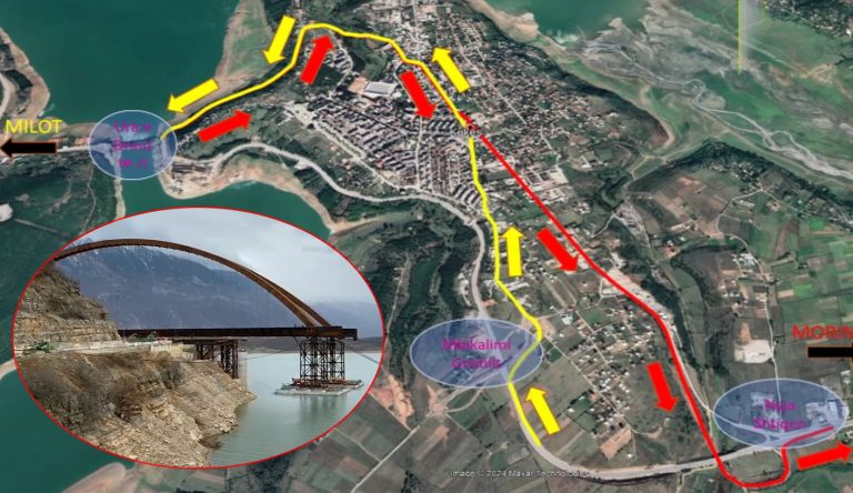 Ndërtimi i ‘Urës së Re’, devijohet rruga Morinë – Kukës!