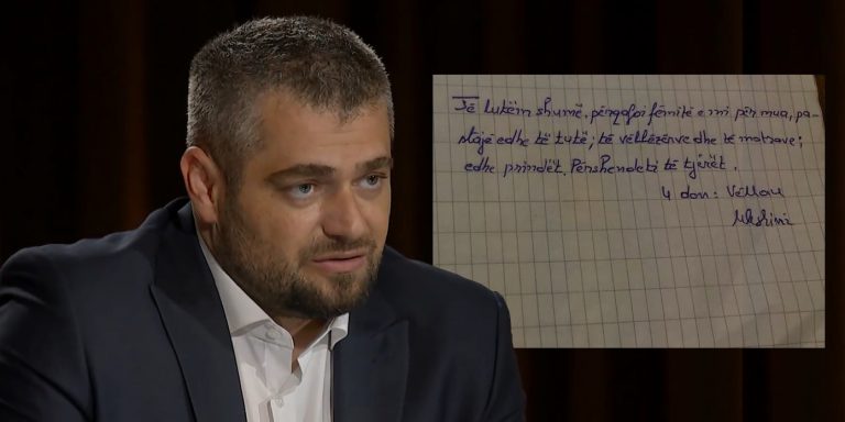 “Të lutem shumë, përqafoi fëmijët e mi për mua…”, Andin Hoti publikon një letër emocionuese të shkruar nga Ukshin Hoti