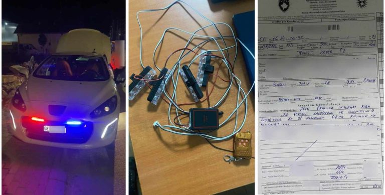 Gjoba në trafikun rrugor në Prizren