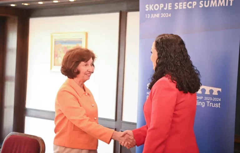 Osmani e Siljanovska-Davkova diskutojnë mbi thellimin e bashkëpunimit