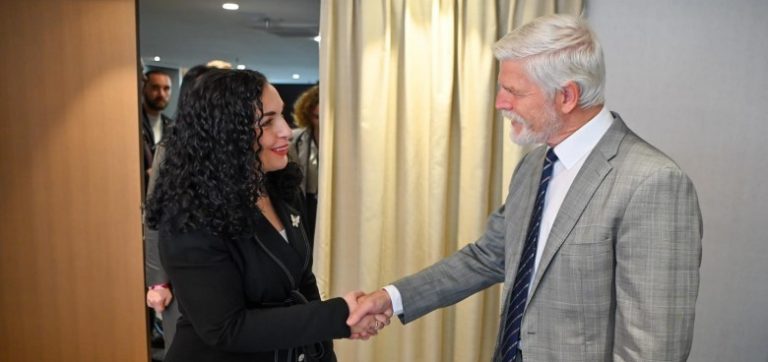 Osmani takon presidentin çek, temë angazhimi për paqe dhe siguri