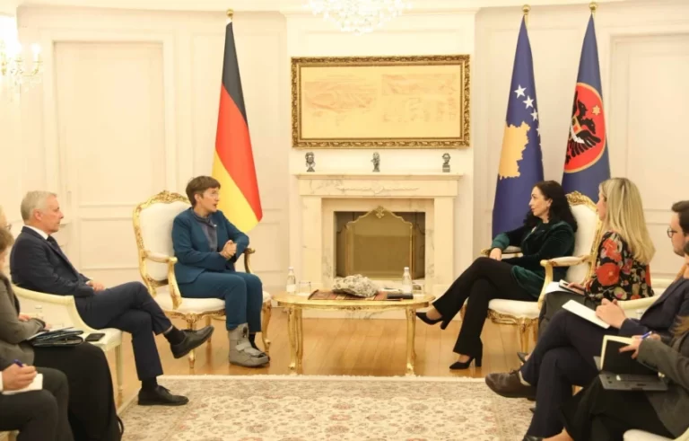 Osmani diskuton me ministren gjermane Luhrmann për masat e BE-së dhe Procesin e Berlinit