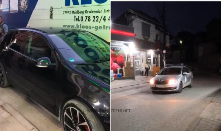 Aksidentohet kamioni me një veturë në Zhur