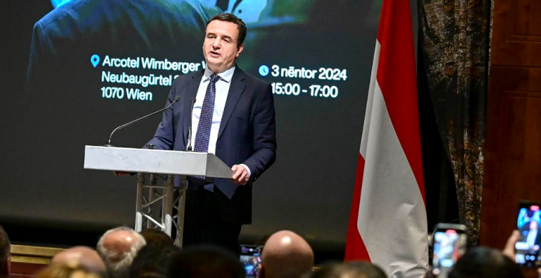 Kurti: Afër gjysmë miliardi euro shuma e investimeve direkte austriake në Kosovë