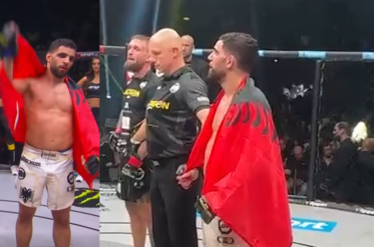 Gjoni Palokaj nga Prizreni e mposht sllovakun Karol Ryšavýn në kategorinë Oktagon