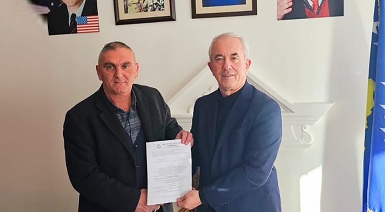 Mervan Salihu, emërohet kryeinfermier i ri i QKMF-së Dragash