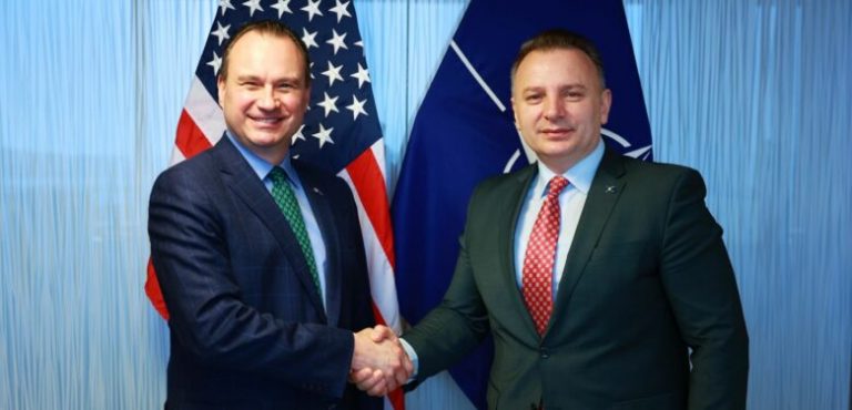 Ambasadori Zemaj takon Shefin e Misionit të SHBA-ve në NATO, diskutohet siguria në Ballkan