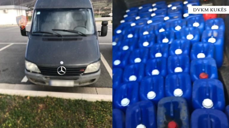 Tentoi të fuste 1.2 ton naftë kontrabandë nga Kosova, arrestohet 39-vjeçari në Kukës