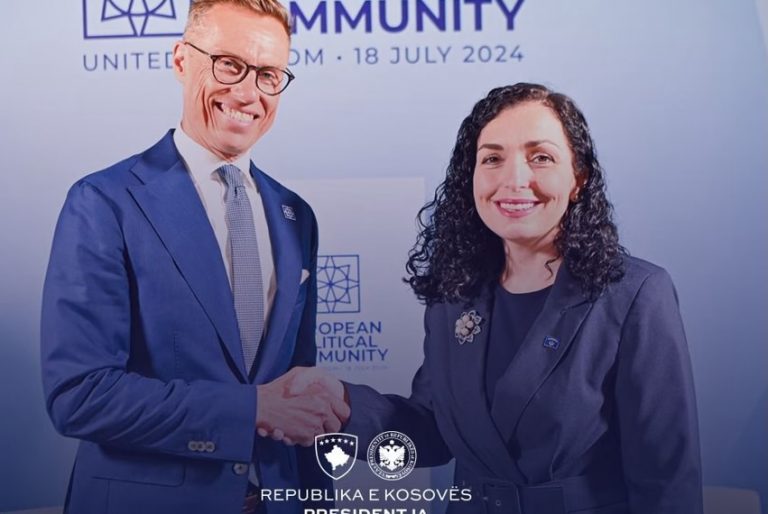 Osmani nis vizitën zyrtare në Finlandë