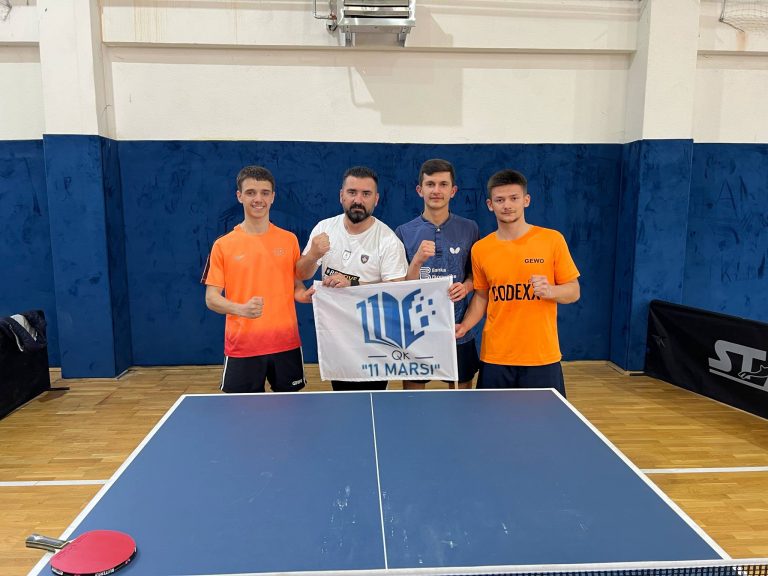 Nxënësit e QK “11 Marsi” shpallen kampionë republikanë në Ping Pong