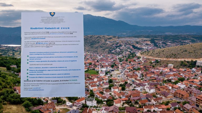 Njoftim nga Agjencia Kadastrale e Kosovës për banorët e Zhurit