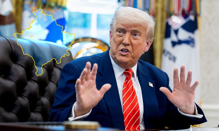 Presidenti Trump përsëri thotë se ndali luftën ndërmjet Kosovës e Serbisë
