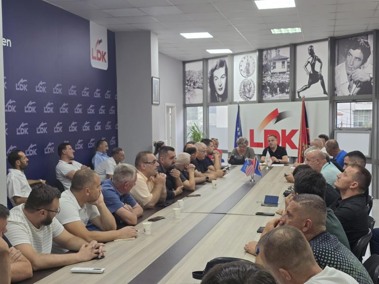 Driton Selmanaj takon kryetarët e nëndegëve të LDK-së në Prizren