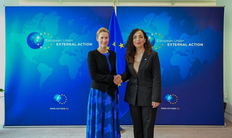 Osmani i kërkon sërish Kallasit heqjen e masave të BE-së ndaj Kosovës